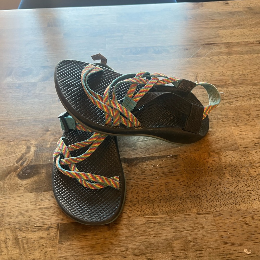Rainbow Strappy Chaco Sandals